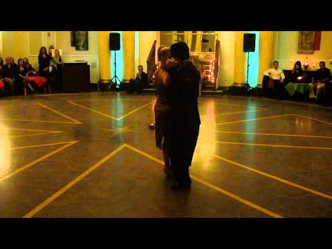 Sebastian Arce  and  Mariana Montes  are  dancing  to  the  tango  "  A Evaristo Carriego  "