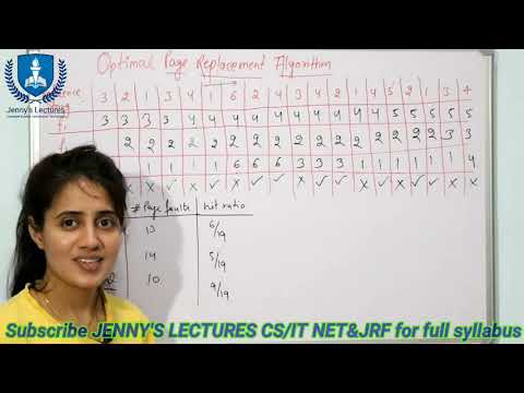 Lec29 Page Replacement Algorithms | LRU and optimal | Operating Systems