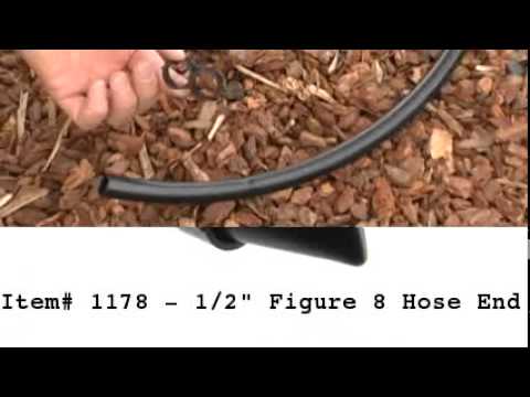 How to Install a Figure 8 Hose End in a Drip Irrigation System