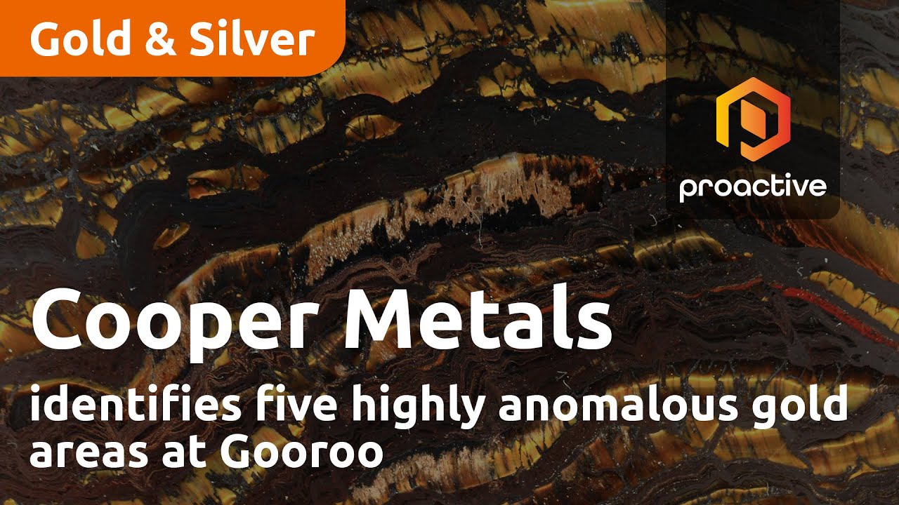 Cooper Metals identifies five highly anomalous gold areas at Gooroo