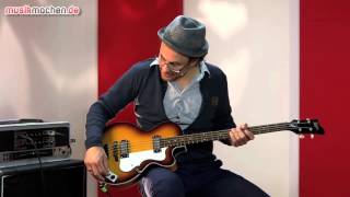 Video thumbnail for Hoefner Ignition Club Bass im Test by musikmachen.de