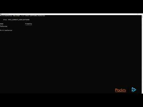 PowerShell Core Recipes Creating Registry Keys and Values | packtpub com