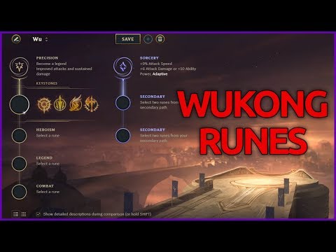 WUKONG RUNES GUIDE | Patch 8.7