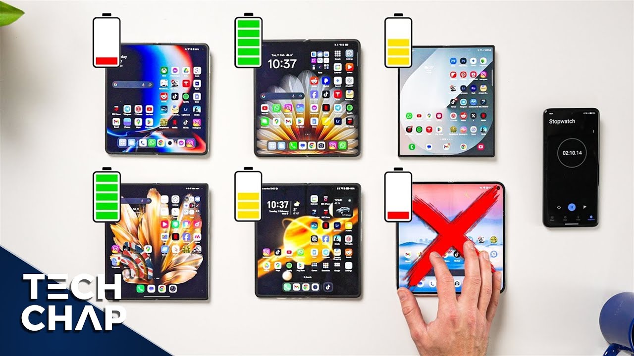 Which Foldable Phone has the BEST BATTERY Life? [2025 Edition]