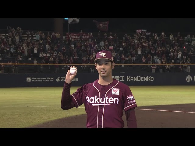 イーグルス・加治屋蓮投手ヒーローインタビュー 5月27日 埼玉西武ライオンズ 対 東北楽天ゴールデンイーグルス