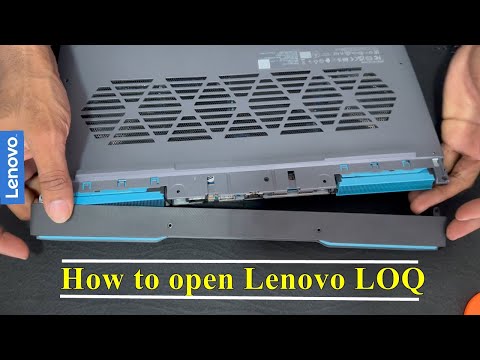 How to open Lenovo LOQ 15IRH8 - disassembly and upgrade options