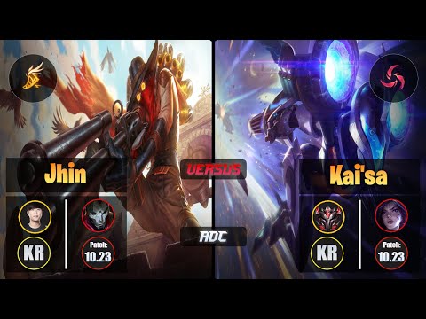 Ruler JHIN (ADC) [Fleet Footwork] VS KAI'SA - Grandmaster KR PreSeason  Patch 10.23