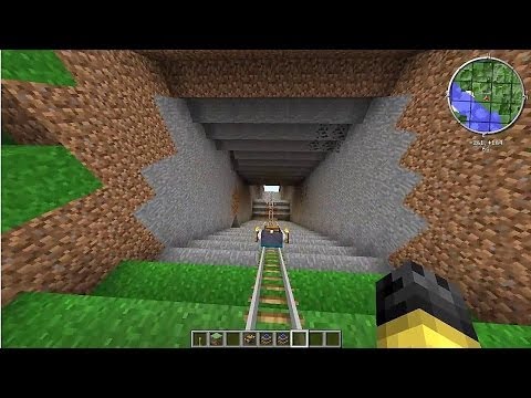 Minecraft Steves Carts 2 Mining Cart Tutorial