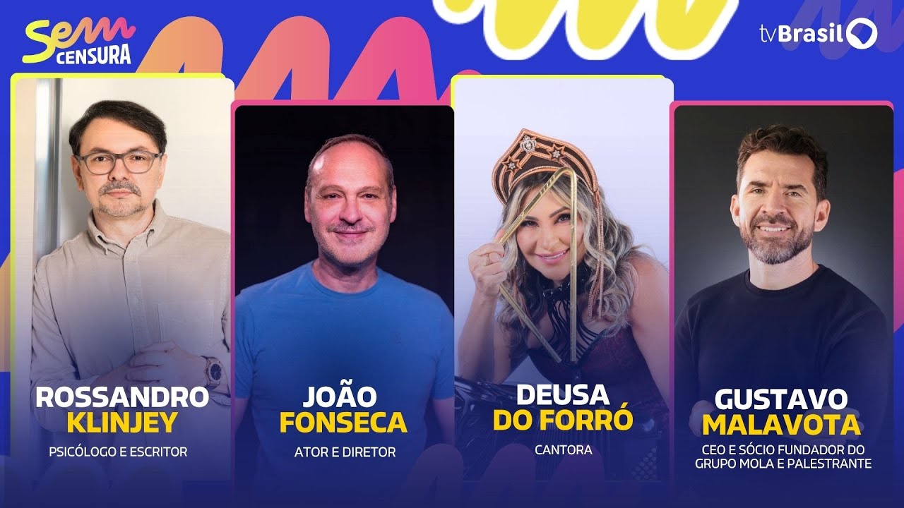 🔴 SEM CENSURA RECEBE DEUSA DO FORRÓ, JOÃO FONSECA, GUSTAVO MALAVOTA E ROSSANDRO KLINJEY
