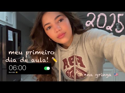 arrume-se comigo para o meu primeiro dia de aula de 2025