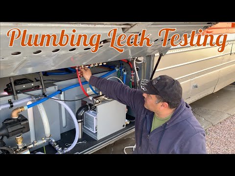 Plumbing Leak Testing (with SeeLevel II Tank Monitor Setup)