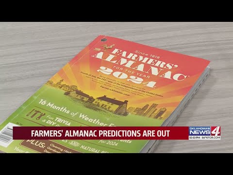 2024 Farmers' Almanac predicts cold and wet winter in Oklahoma
