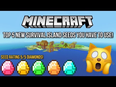 Catmanjoe - Minecraft - Top 5 New Survival Island Seeds You HAVE To Use! (Minecraft PS4, Xbox One, PS3,Xbox 360)