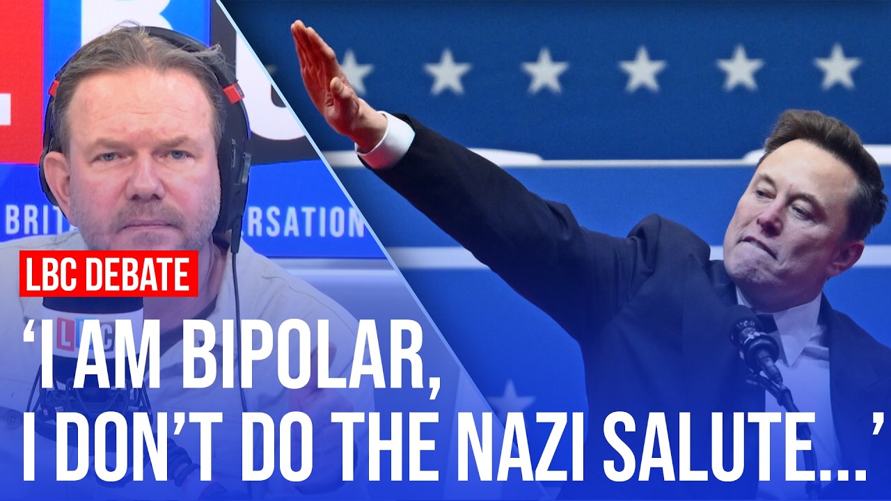 LBC callers divided on Elon Musk's salute