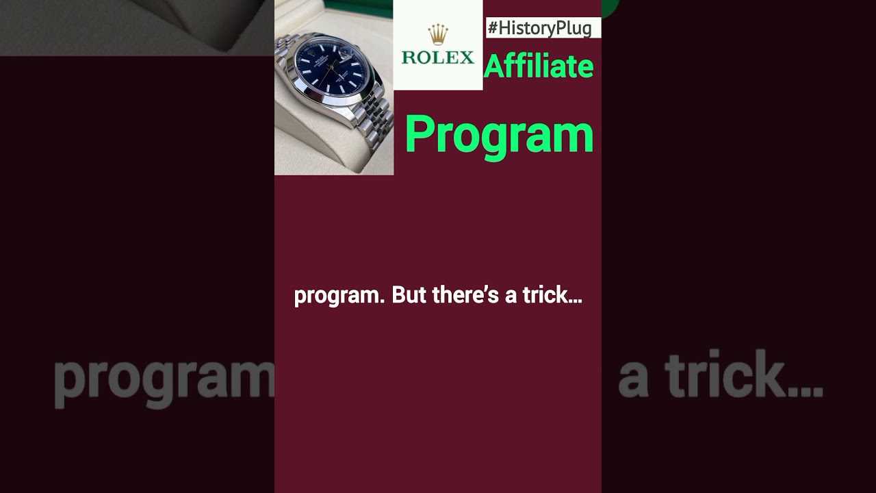 Earn with Luxury: How to Join Rolex Affiliate Program & Its Benefits