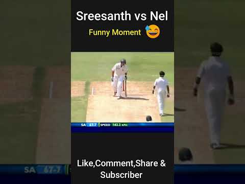 Sreesanth and Andre Nel Funny Moment 😂 Funny Sledge #shorts #short