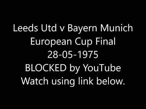 Leeds Utd v Bayern Munich European Cup Final 28-05-1975