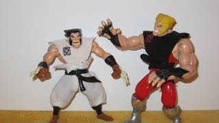 Ninja Force Wolverine and Sabretooth figures