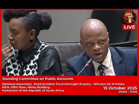 Road Accident Fund Oversight Enquiry | Standing Committee on Public Accounts, 15 October 2025