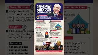 Massa Murka! Area Rumah Netanyahu Dibakar Demonstran, Tegas Minta Perang Palestina Segera Diakhiri