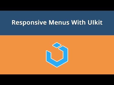 UIkit Framework Lesson 12 Responsive Menus with UIkit