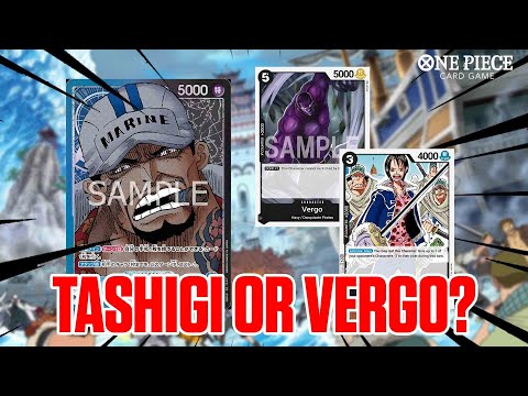 [Tashigi or Vergo]- Blue-Black Sakazuki vs Red-Purple Law [OP06] [One Piece Card Game]