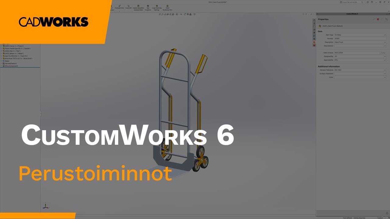CustomWorks 6 - Perustoiminnot - Video thumbnail