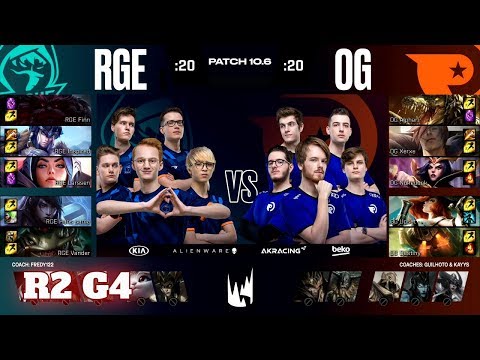 Origen vs Rogue - Game 4 | Round 2 PlayOffs S10 LEC Spring 2020 | OG vs RGE G4