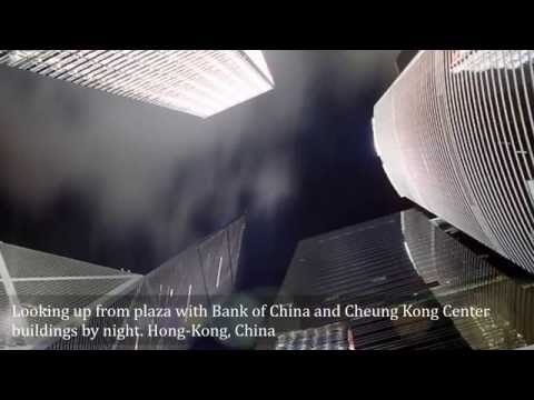 Hong kong tour gallery -Bank of China and Cheung Kong Center buildings