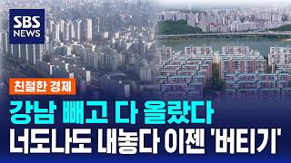 강남빼고 다 올랐다. 아파트값 다시 상승세