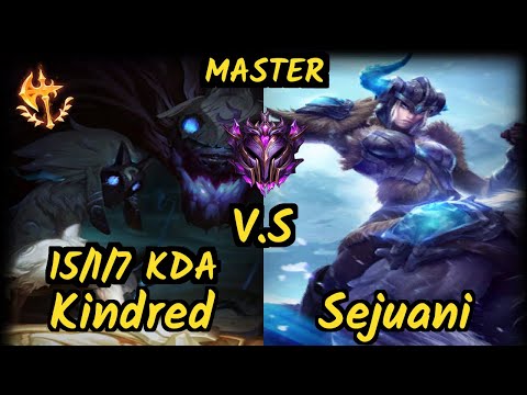 SevenArmy (KINDRED) vs SEJUANI - 15/1/7 KDA JUNGLE GAMEPLAY - EUW Ranked MASTER