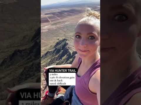 Picacho Peak Hike - Watch the full video on our channel! #shorts #hiking
