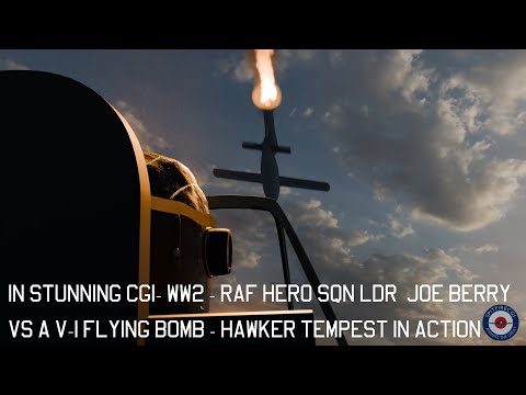 Stunning CGI: RAF Hero Joe Berry vs The V1 | Hawker Tempest Mk V in Action!