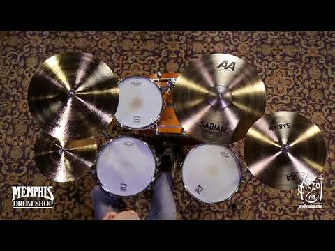Sabian 16" AA Medium Thin Crash Cymbal - 1084g (21607-1080217N)