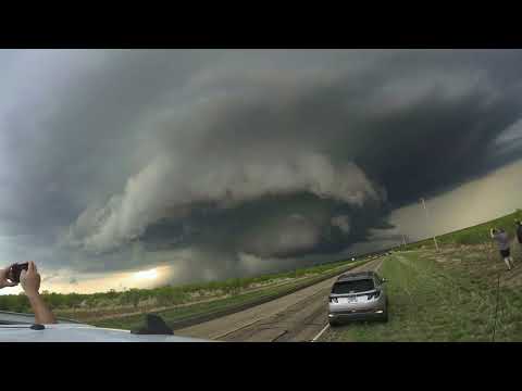 May 18th 2023 Tornado Warned Supercell near Amarillo Texas