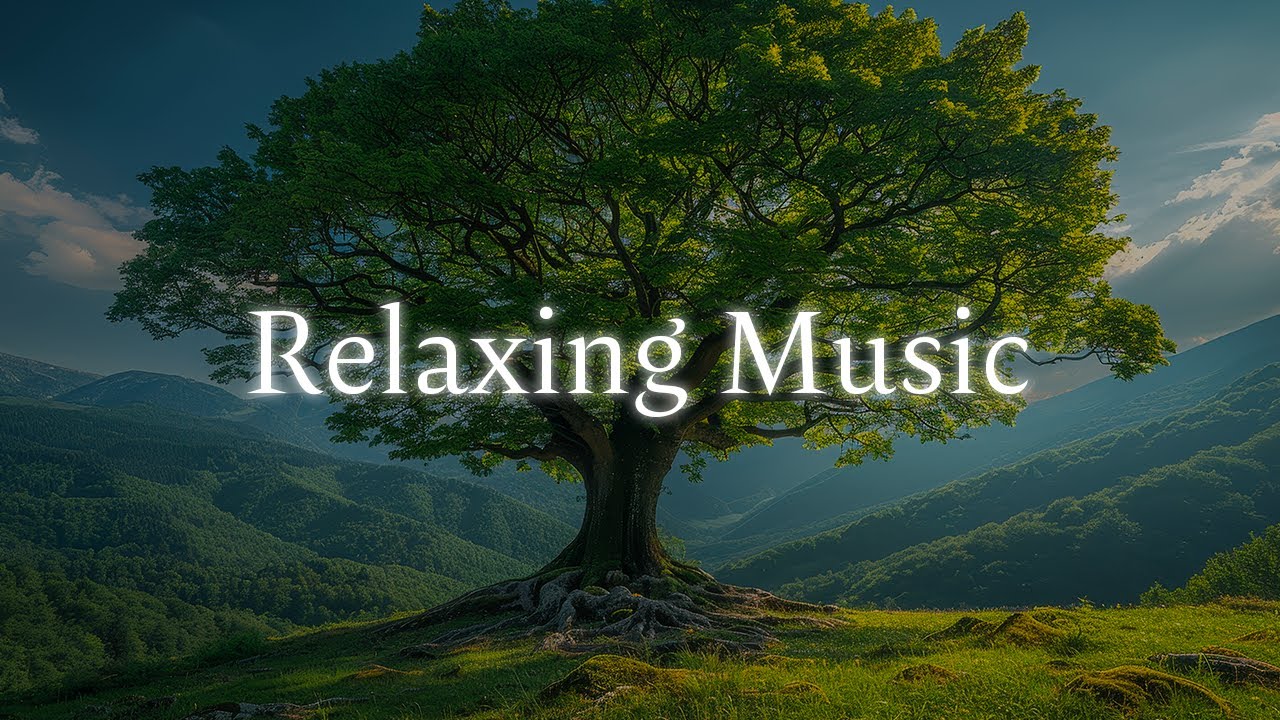 Positive Romantic Music for Stress Relief & Focus | Guitar with Nature & Rain Sound