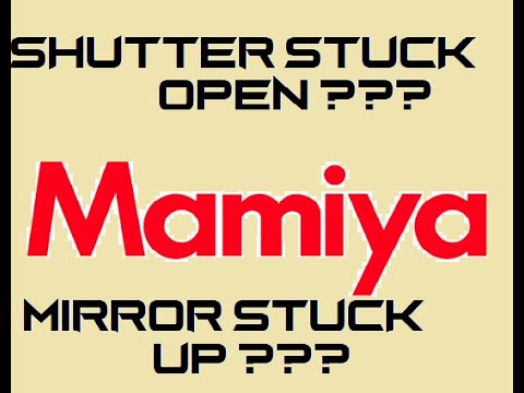 Mamiya 645 Pro Pro TL  Repair - Shutter stuck open Mirror stuck up -Possible fix Solenoid