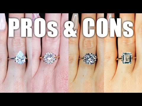 Different Diamond Cuts & Shapes: Pros & Cons of Oval, Princess, Pear, Cushion, Emerald, Round & More