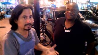 LEGENDARY SAX PLAYER WKED W BUDDY GUY/ IKE TURNER/ BB.KING TESTIFYING NXT TO JORGE ESTRADA OF MF LLC