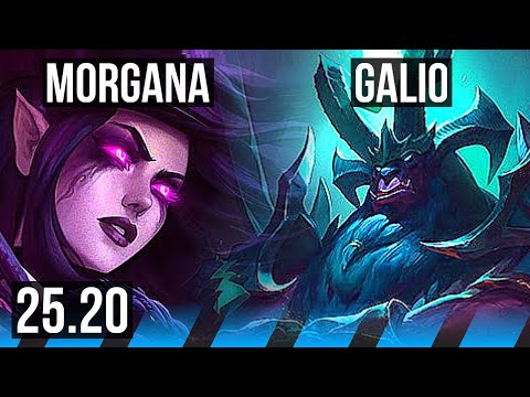 MORGANA vs GALIO (MID) | Legendary | EUW Diamond | 25.20