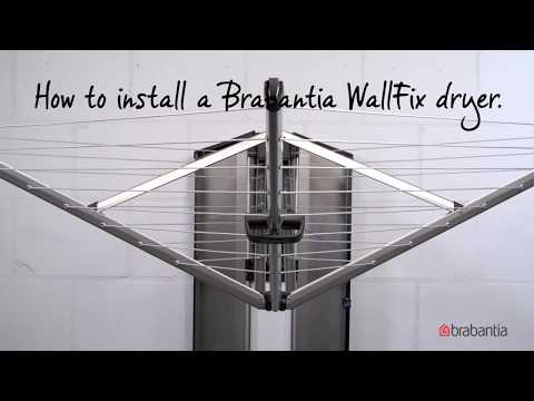 Torkvinda Brabantia WallFix 24 m + Skyddsbox