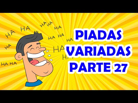 PIADAS ENGRAÇADAS VARIADAS PARTE 27- HUMORISTA THIAGO DIAS
