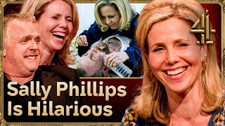 Greg Davies FLUSTERED By Sally Phillips&#39; Raunchy Water Cooler Moment | Taskmaster | Channel 4