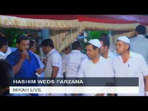 HASHIM WEDS FARZANA NIKAH