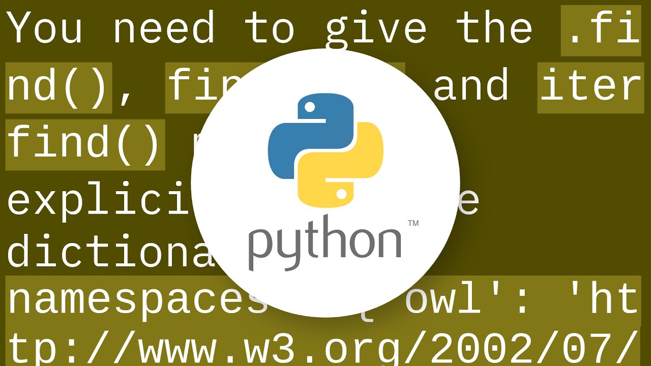 Parsing XML with namespace in Python via 'ElementTree'