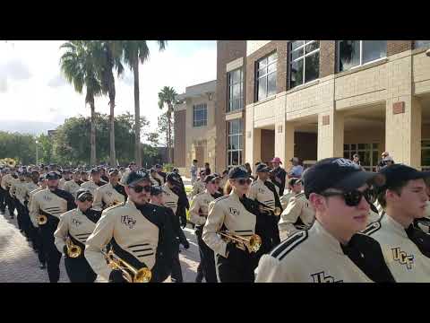 UCF Marching Knight's Parade to Stadium