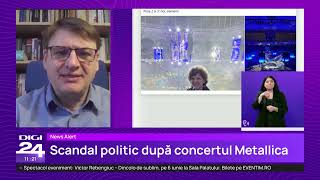 Schimb de replici între Adrian Câciu (PSD) și Oana Gheorghiu, după concertul Metallica