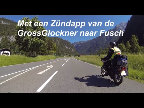Van de Edelweisspitze Oostenrijk naar Fusch met Zündapps en Honda