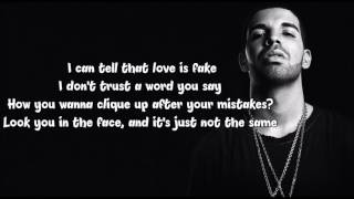 Drake   Fake Love Lyrics by Travis Garland Music