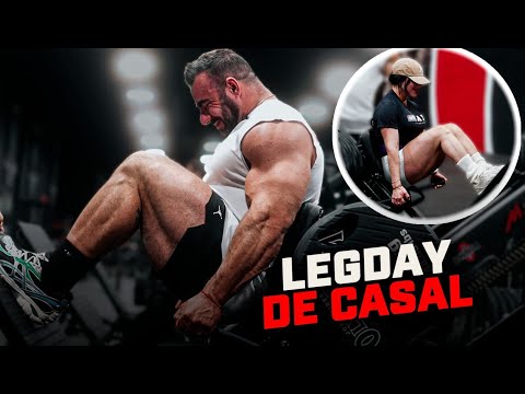 LEG DAY INSANO ATÉ A FALHA | FT. BRANDÃO E KAREN
